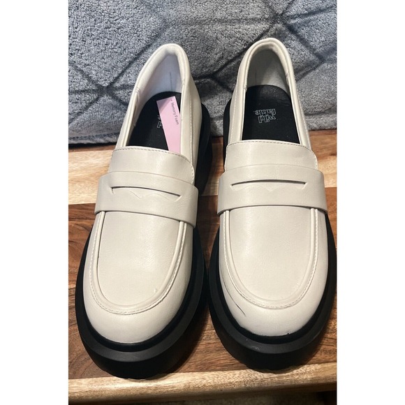 Women's Lacey Loafer Flats - Wild Fable White 8.5 - Picture 3 of 4